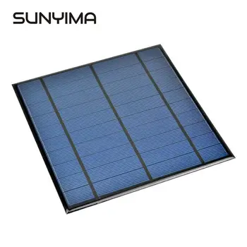 

SUNYIMA 5V 4.5W Polycrystalline Silicon Solar Panel 165*165mm Solar Cell Module DIY Sunpower Charger for Solar Toy & Lamp