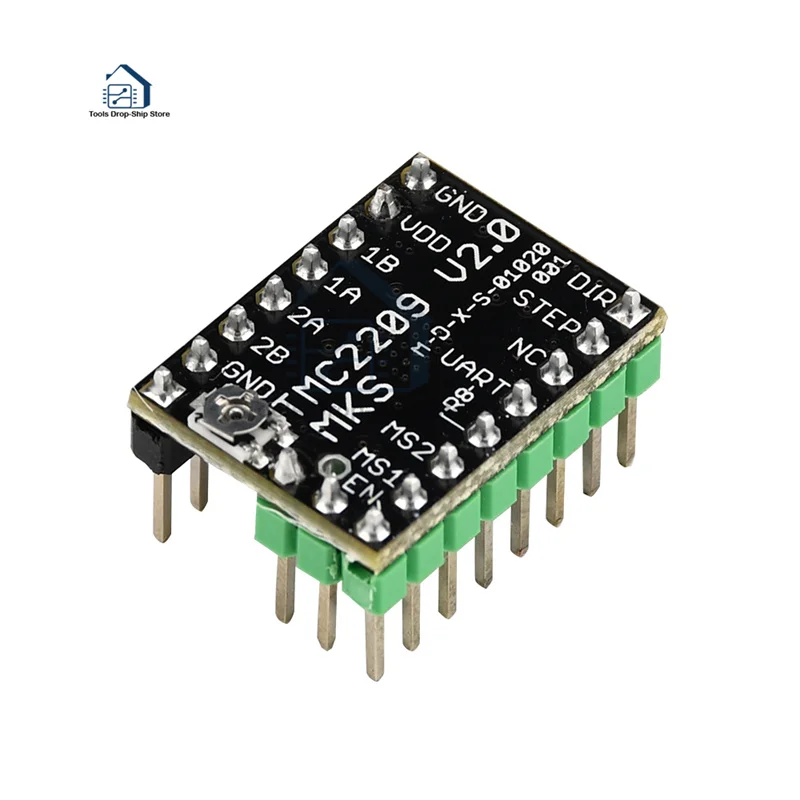 Makerbase MKS TMC2209 2209 Stepper Motor Driver StepStick 3d printer parts 2.5A UART ultra silent For SGen_L Gen_L Robin Nano