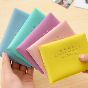 

Maccaron Color PVC Cards Set Ultra-thin Unisex Business Card Holder ID Credit Card Holder Case Women Travel passport Card Cover
