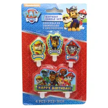 Щенячий патруль, торт, открытка с фруктами, вставные детские товары для вечеринки на день рождения, детская тематическая декорация, свечи, игрушки, набор
