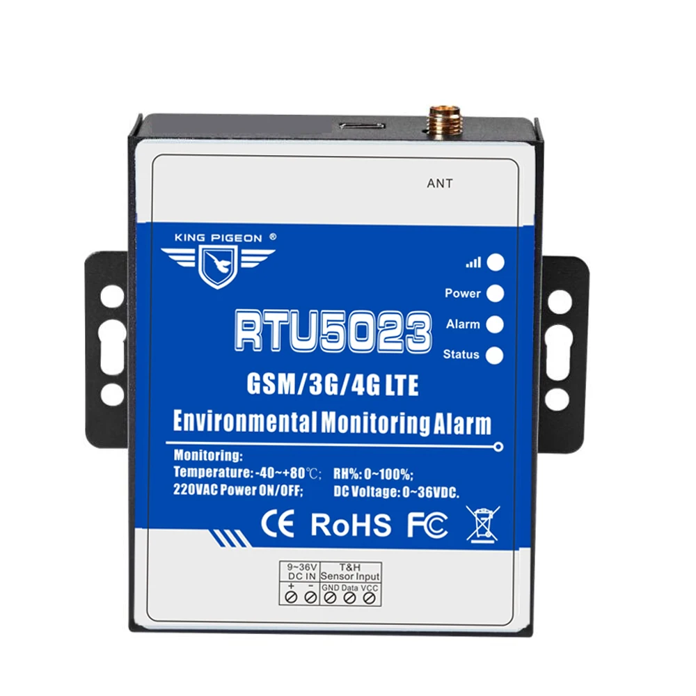 King pigeon RTU5023 GSM 3g 4G RTU температура сигнализация влажности AC/DC мощность потеря оповещения удаленный монитор Поддержка Таймер отчет приложение