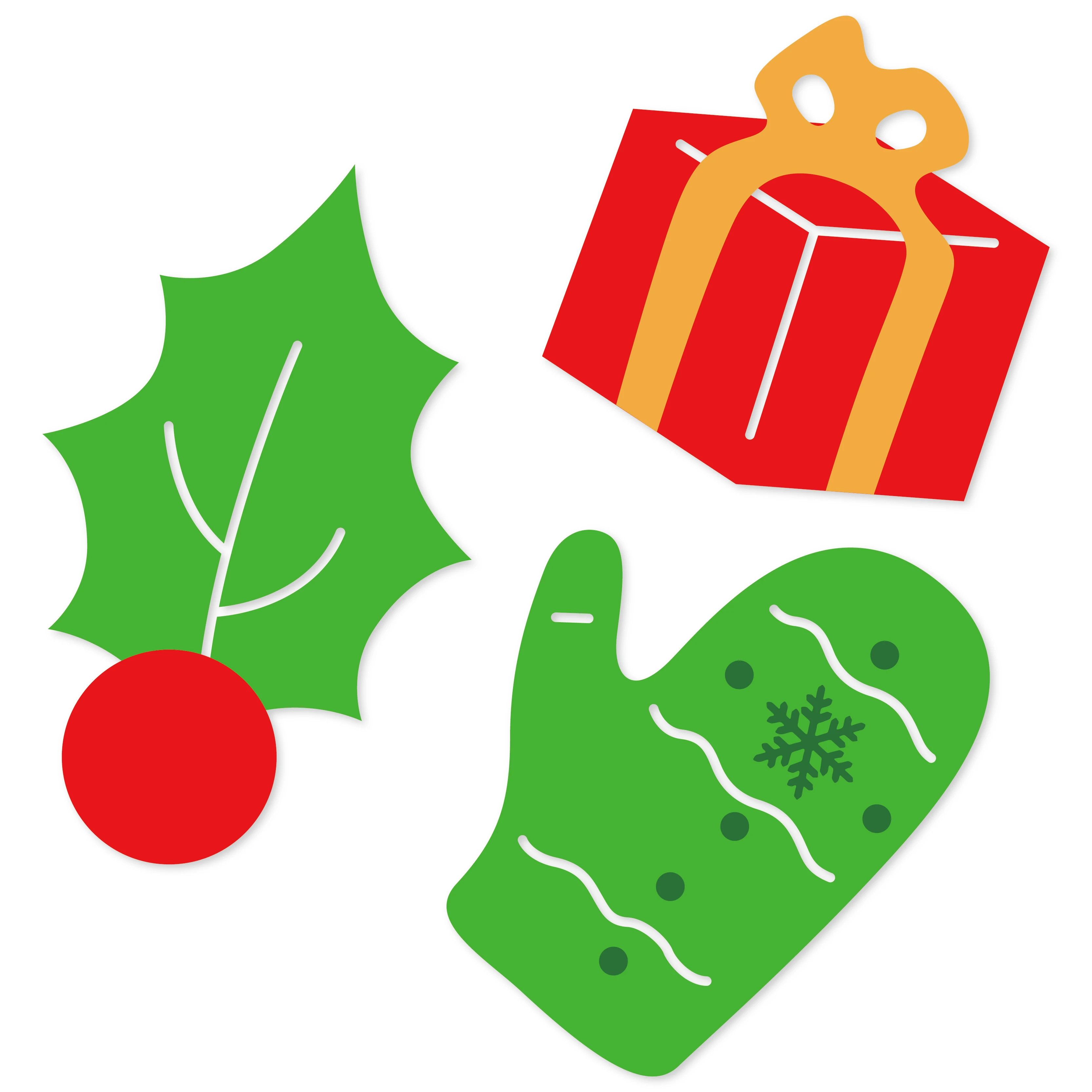 ForeWan металла резки штампы перчатка Подарочная коробка трафарета в форме листьев