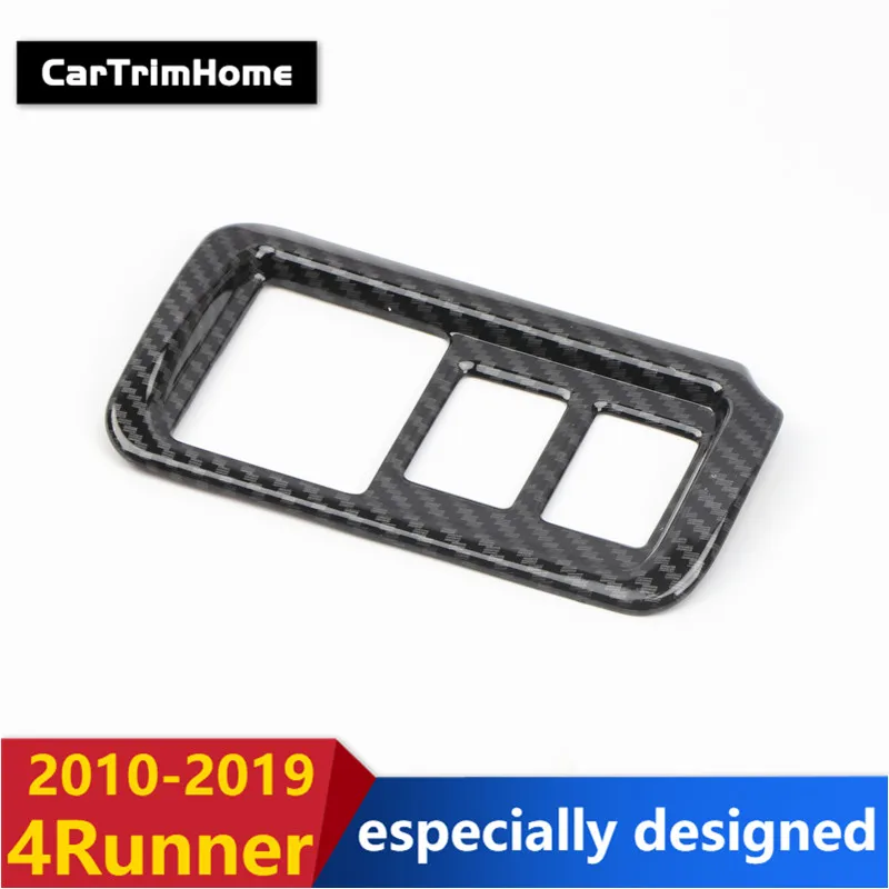 Для Toyota 4runner N280 2010- автомобильные аксессуары интерьера нижней части средняя консоль Кнопка рамка крышка Накладка