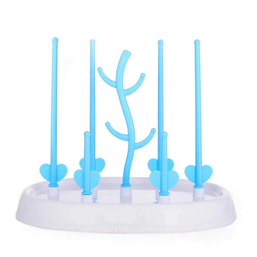 

Useful Baby Bottle Dryer Rack simple tree shape Cleaning Drying Rack Shelf Kitchen Feeding Holder Tools