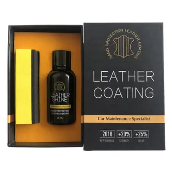 

Nano Liquid Car Leather Care Interior Seat Glazing Moisturizing Protective Protection Liquid Plastic Leather Maintenance