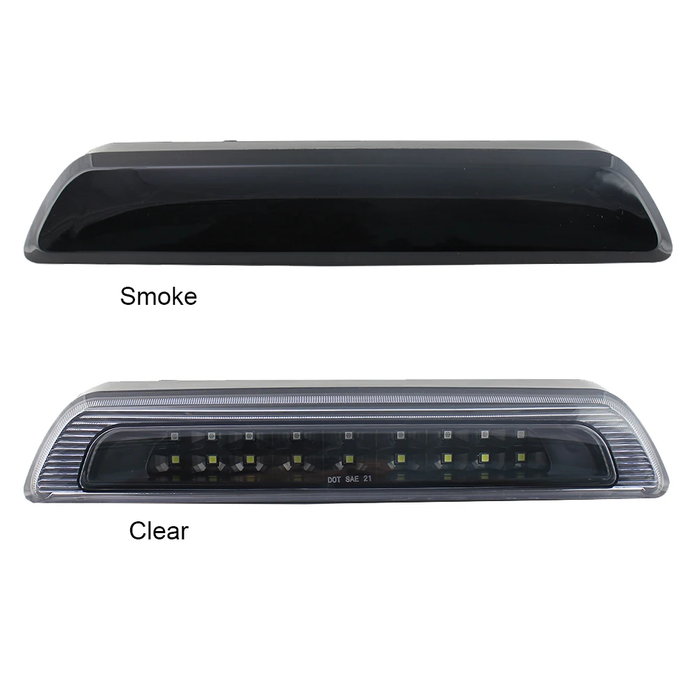 Дыма и четкий светодиодный задний третий 3RD тормозной светильник лампа бар