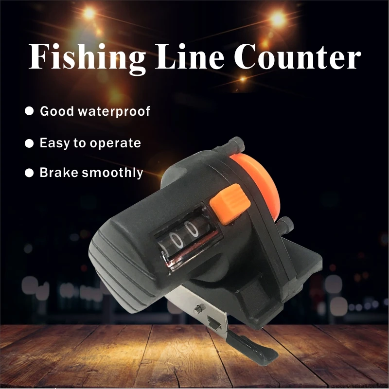 Winter Fishing Lines Counter Lenght Gauge Meter Counter Fishing Lines Tools 0-999M Digital Goods Tools Depth Finder fishing accessories fishing tackle fishing tools fishing tool