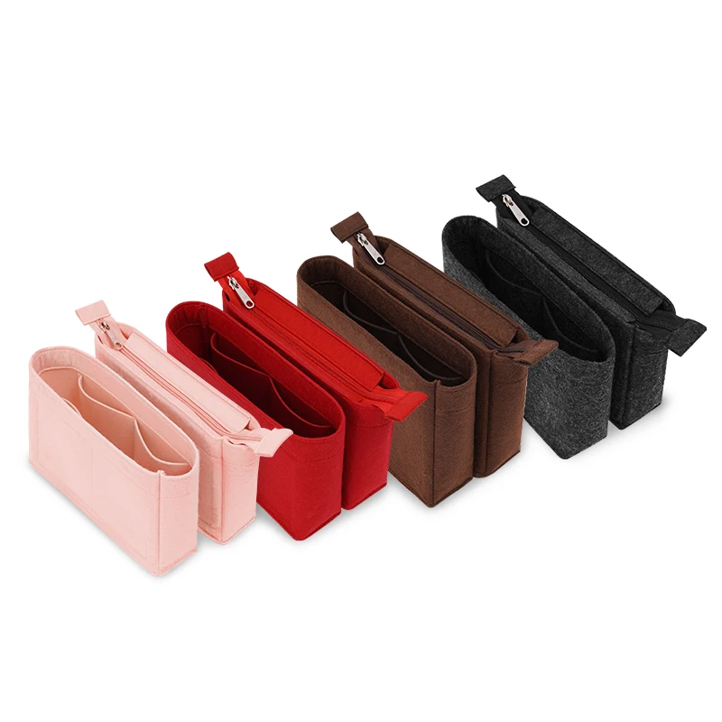 Fits ONTHEGO Tote 3MM Premium Felt Insert Bag Organizer Cosmetic Bag Handbag  shaper Organizer Travel Inner Purse - AliExpress