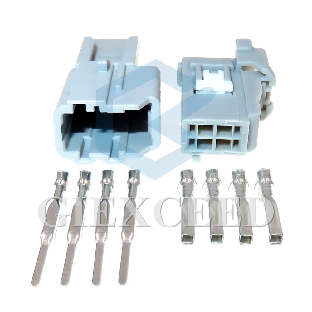 

4 Pin 0.6 Series Grey Automotive Wiring Harness Male Female Unsealed Socket With Terminal 9315484