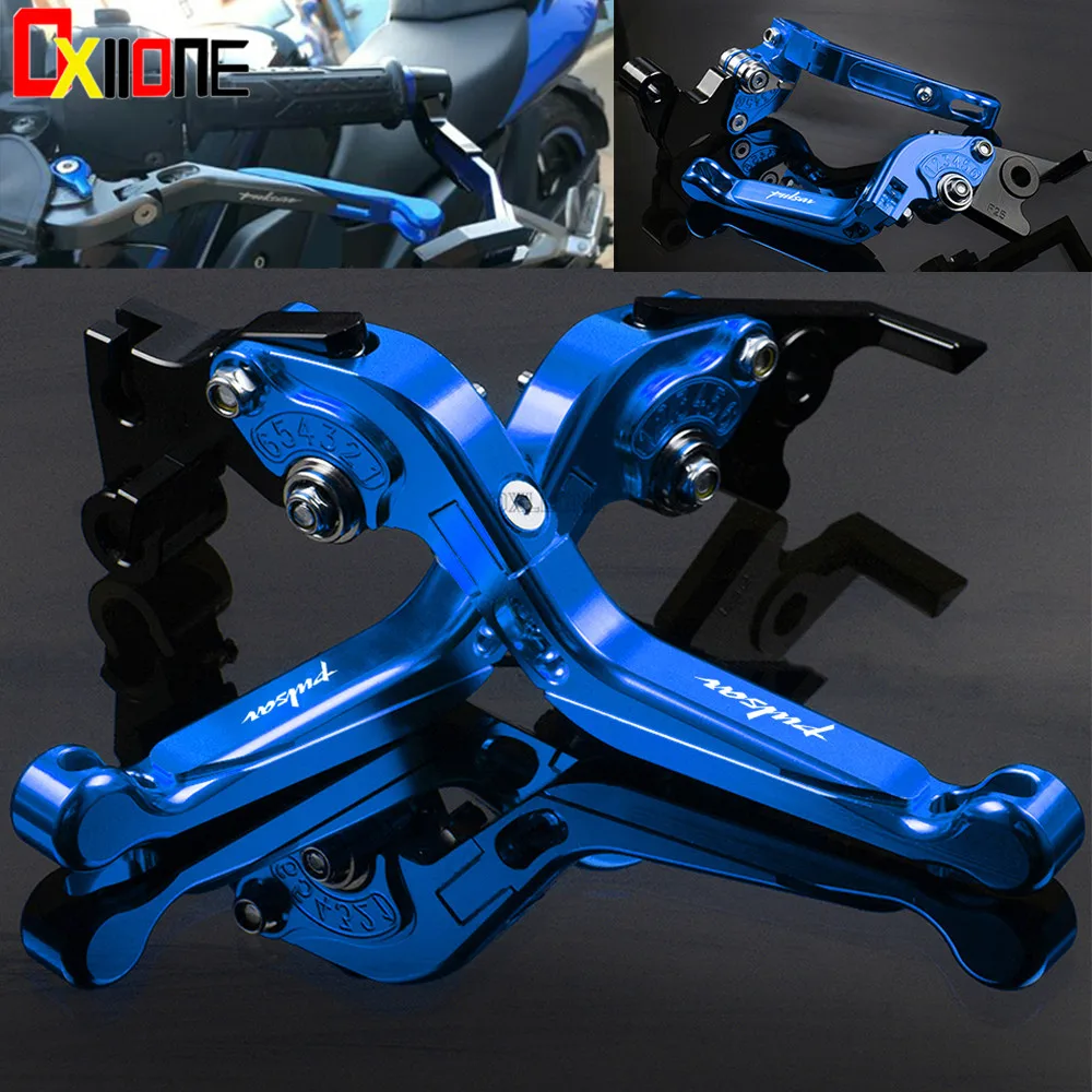 

For KAWASAKI Bajaj Pulsar 200 NS/AS/RS 2013 2014 2015 2016 2017 2018 Motorcycle Aluminum Folding Extendable Brake Clutch Lever