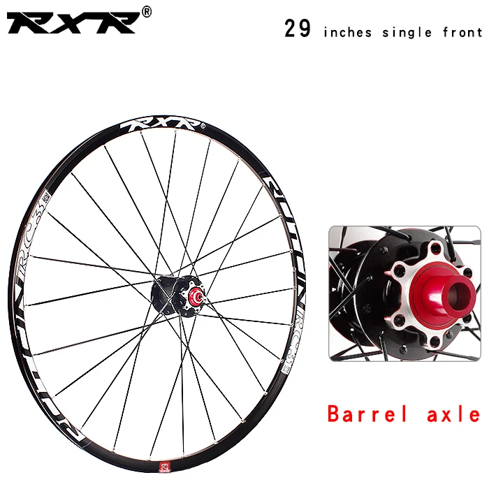 29RC3 black front TA RXR горный велосипед MTB внедорожный углеродный велосипед Колеса 29 дюймов RC3 дисковый тормоз 5 подшипников 7-11speed через ось/QR колеса велосипеда - Цвет: 29RC3 black front TA