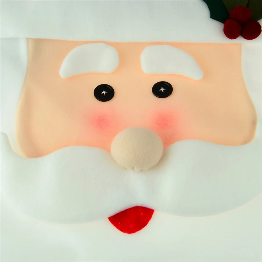 Рождественские украшения Старый Дедушка бабушка обеденный Чехол для стула