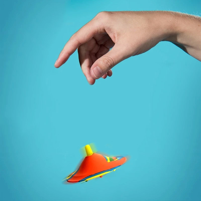 Novel Squishy Fidget Toys Antistress Elastic Toy Camouflage Bounce Bowl Hip Hop Jumping Creativity Outdoor Sports Spinning Top