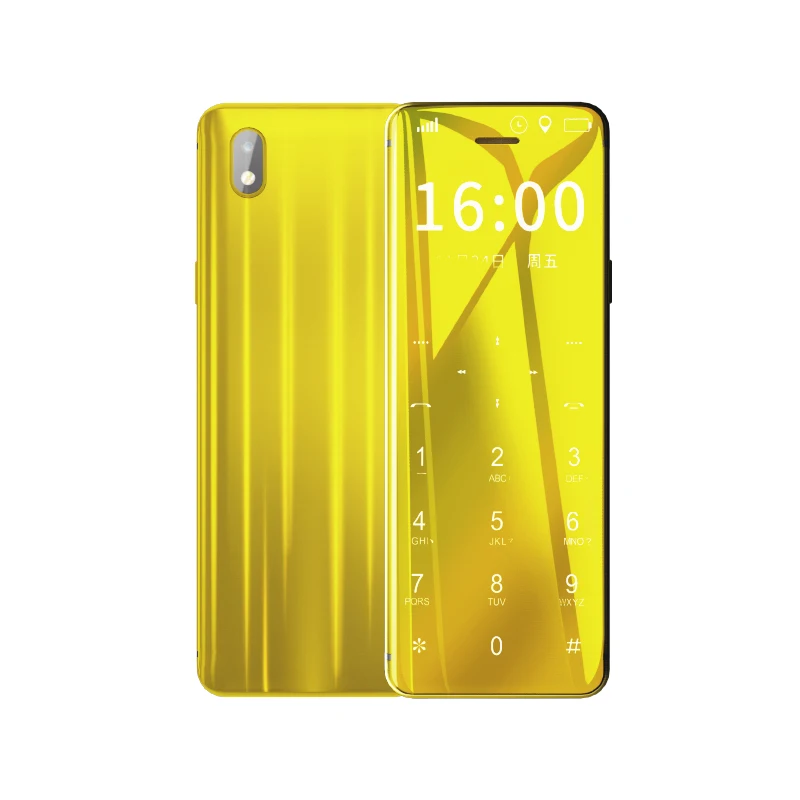 Оригинальный Ulcool V99 Мини Ультратонкий мобильный телефон с двумя sim картами MP3
