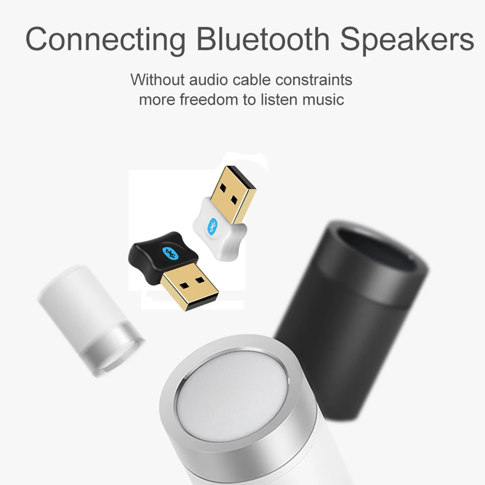 Kebidumei Bluetooth 5,0 компьютерный адаптер USB ключ для ПК беспроводной USB Bluetooth передатчик музыкальный приемник адаптер