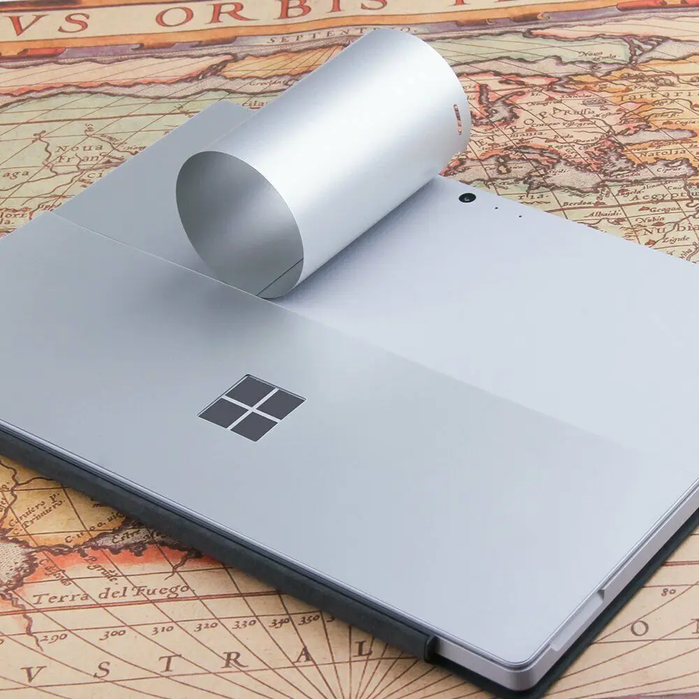 Bubble Free Vinyl Sticker for Microsoft Surface X Pro 8 7 4/5/6 Pro 3 Surface 3 Go Back Cover Body Decal Skin Protector keyboard stickers vinyl film sticker laptop sticker windows stickers
