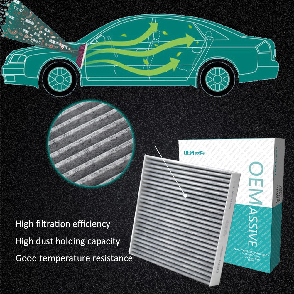 Car Pollen Cabin Filter Activated Carbon 80292-SDA-A01 80292-SWW-G01 for Honda Accord Civic Crosstour CR-V CRV Legend Pilot air filter