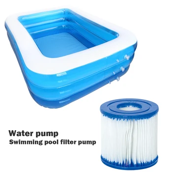 

Filter Circulation Pump Pool Cleaning Tool Kit Electric Swimming Pool Filter Set For Family Outdoor Swimming Accessories