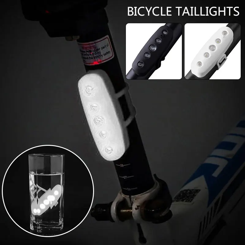 Задний фонарь USB Перезаряжаемый велосипедный задний светильник s IPX5 COB передний