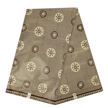 Африканская восковая ткань, хлопок, высокое качество, настоящий голландский принт, восковая ткань для Ганы, нигерийской анкарской одежды, 6 ярдов, ширина 120 см