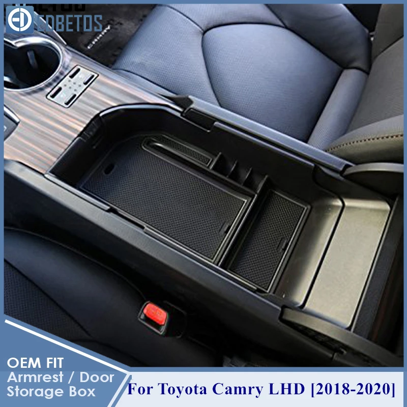 Центральный поддон органайзер для Toyota Camry 2018 2019 2020 LHD подлокотник держатель