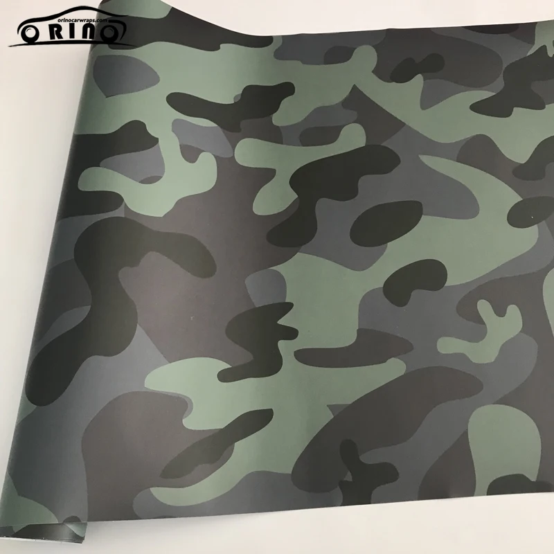 Black Green Camouflage Vinyl Wrap Sticker-5