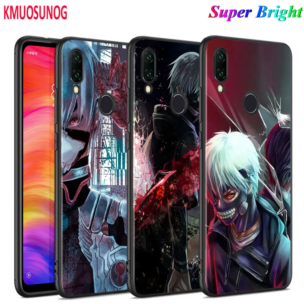 

Black Silicone Cover Anime Tokyo Ghouls for Xiaomi Redmi Note 8 7 6 5 4X 4 K20 Pro 7A 6A 6 S2 5A Plus Phone Case
