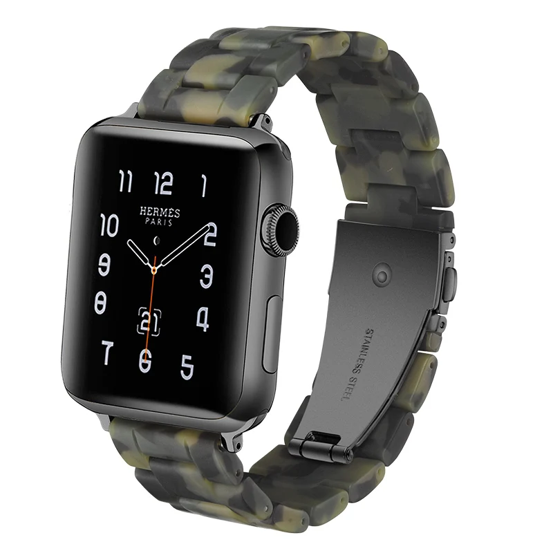 Резиновый ремешок для часов Apple watch браслет для iwatch наручные Каучуковый Ремень аксессуары для часов Ремешок для часов - Цвет ремешка: No.8 Army Green