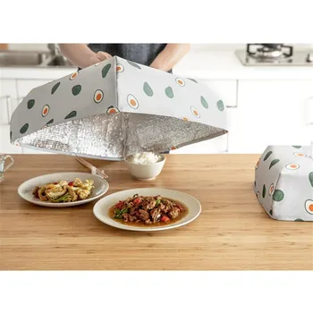 

Foldable Insulation Meal Cover With Aluminum Foil Food Insulation Cover Dust Table Cover Hot Dish Insulation Cover Hot Sale