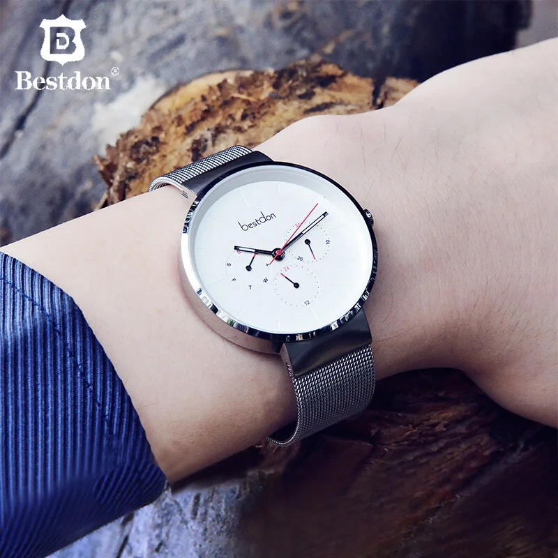 Швейцарские модные брендовые мужские часы Bestdon Geek дизайнерские Роскошные