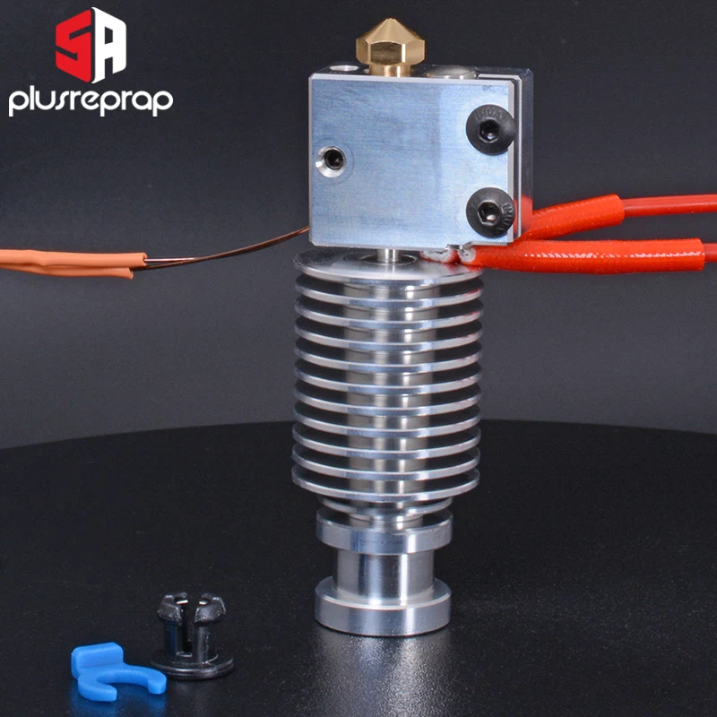 Quality V6 Volcano Hotend 12V/24V J-head For PT100 100K Cartridge Thermistor Remote Bowden Print Head 3D Printer Parts