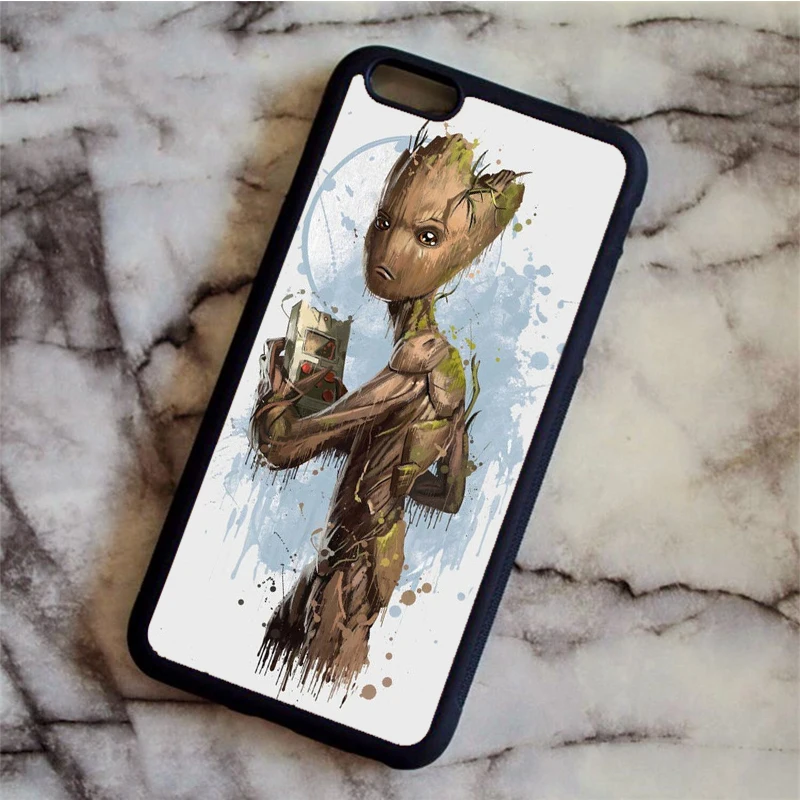 KETAOTAO стражи для Marvel Galaxy чехол для телефона s для iPhone 4S 5C 5S 6S 7 8 se 5 6 Plus X Чехол Мягкий ТПУ резиновый силиконовый - Цвет: Белый