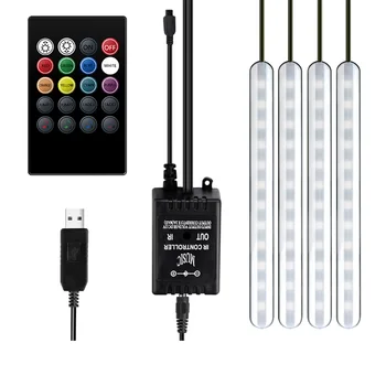 

LED Atmosphere Light Decor With Remote Control Strips Parts Accessories Car