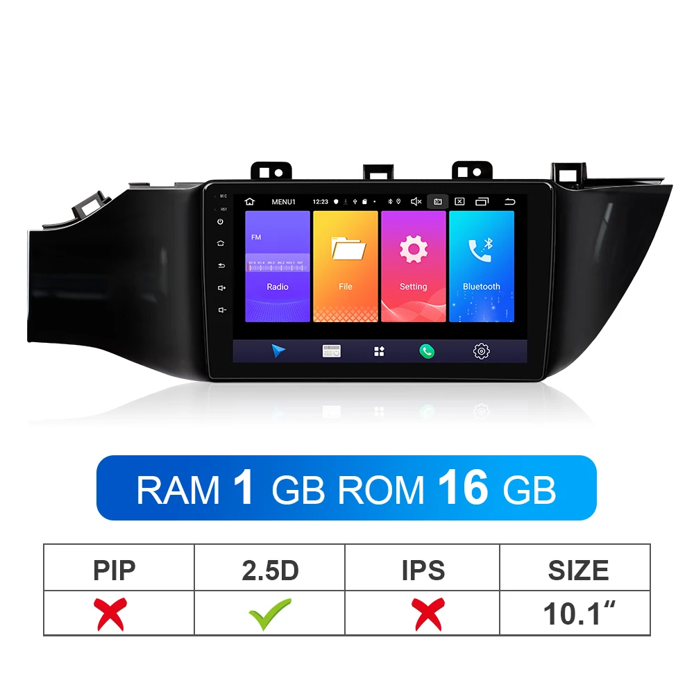 ISUDAR Автомагнитола для KIA/RIO 4 2 din Android 9 Авторадио Мультимедиа gps DVR камера ram 2GB rom 32GB USB ips - Цвет: RAM 1GB ROM 16GB