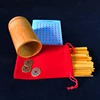 Zhouyi-Bamboo Sign Tube, Yi Jing Bamboo Pot, Round Bamboo Plate, Do not include divination bamboo sticks! 4