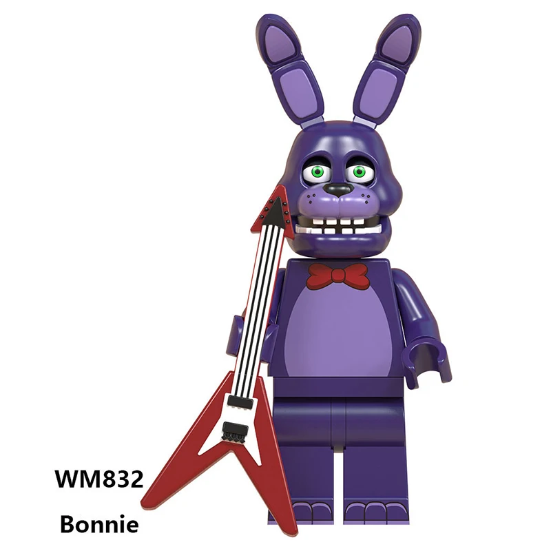 1 шт. можно выбрать пять ночей в мультиках строительные блоки FNAF Бонни Фокси Чика