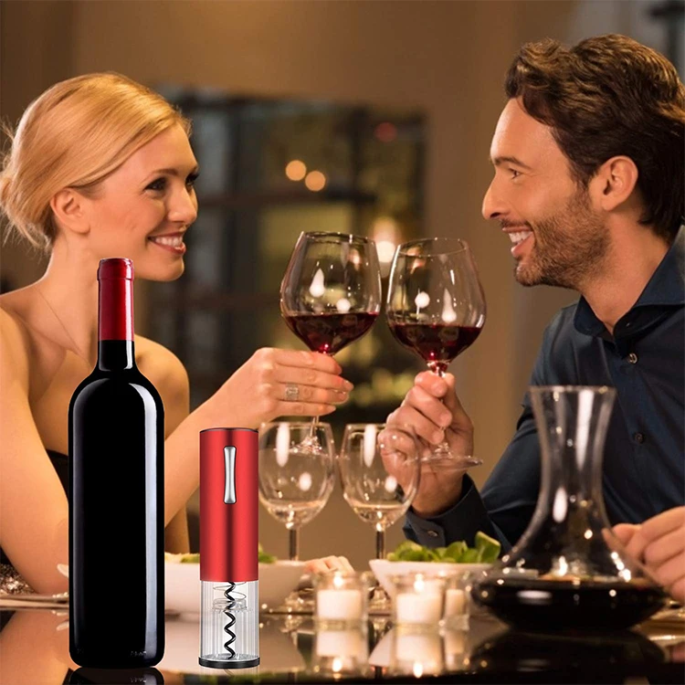 USB Rechargeable Stainless Steel automatic cordless wine bottle opener electric