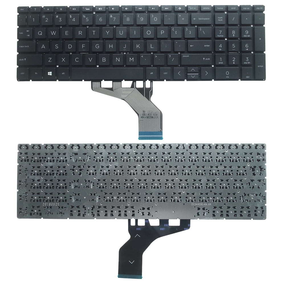 Новинка для HP 15-DA 15-DB 15-DX TPN-C136 15-DA0033WM US Keyboard | Компьютеры и офис