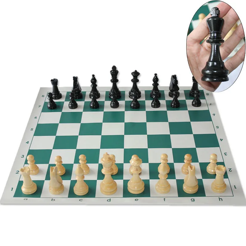 Resin Chess Piece King 97mm 77mm 64mm Ajedrez Medieval Chess Set 34cm/42cm/51cm Chessboard Kid Toys Playing Board Game