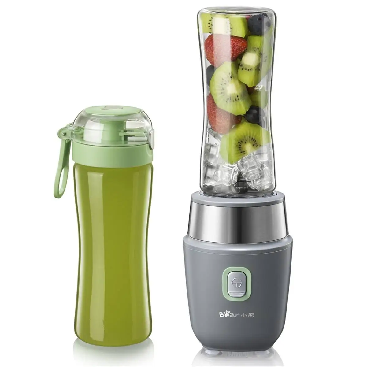 

Portable Electric Juicer Bottle Kitchen Fruit Vegetable Blenders Multifunction Mixer Machine Smoothie Maker 500ml+500ml