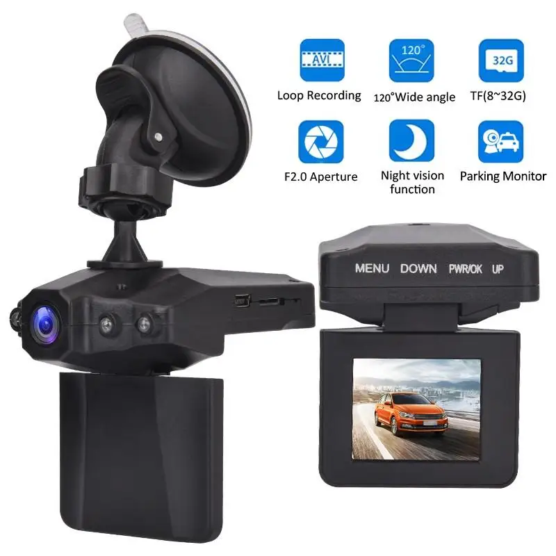 Складная Автомобильная dvr камера Dash cam HD 1080P Авто видео регистратор рекордер 120 градусов широкий угол парковки монитор 4 светодиодный камера s