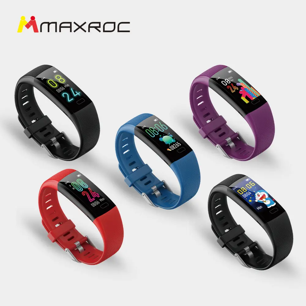 MAXROC Y10 умный Браслет для Andriod IOS 1,14 ''сенсорный экран IP67 водонепроницаемый 25 дней долгое время ожидания несколько видов спорта