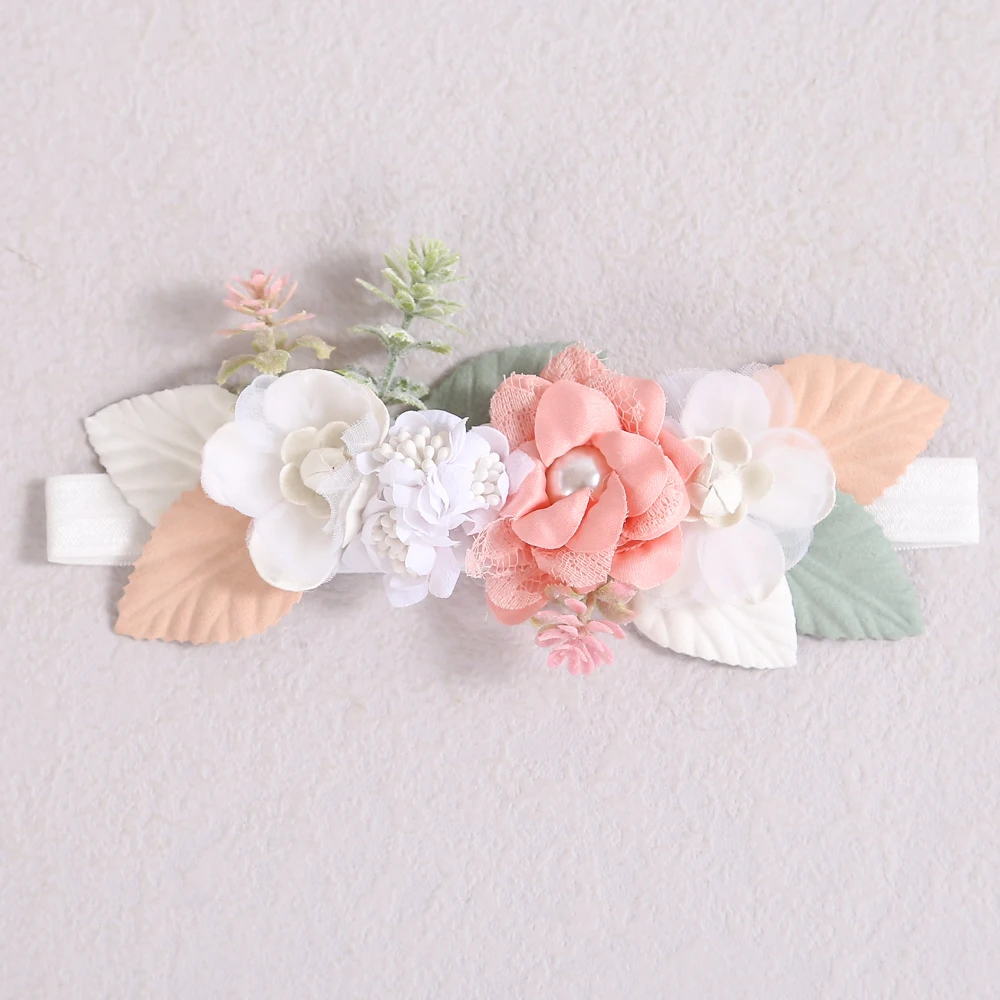 boots baby accessories	 Fashion Florals Headband Newborn Baby Elastic Princess Hairbands Child Kids Hair Accessories Photography Prop Infant Headwear designer baby accessories