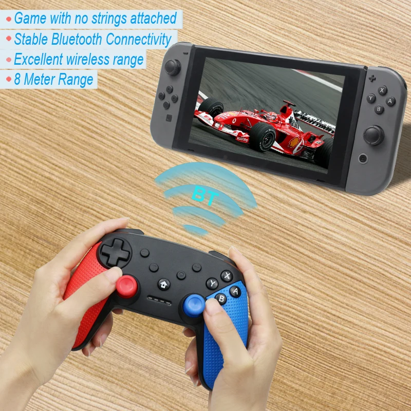 Беспроводной игровой контроллер Bluetooth Joypad для пульта ДУ, консоль NS, геймпад Pro, джойстик для телефона Android/ПК, контроллер