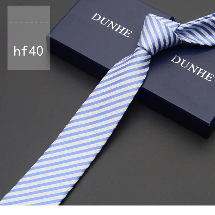 High Quality Fashion New Silk Formal Wedding Ties for Men Tie slim 6cm Necktie Designers Casual Neck Tie with Gift Box