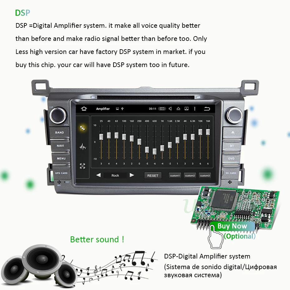 Discount 4G 64G DSP IPS 2 Din Android 9 car multimedia dvd player GPS for Toyota RAV4 Rav 4 2013 2014 2015 2016 2017 2018 car radio OBD2 2
