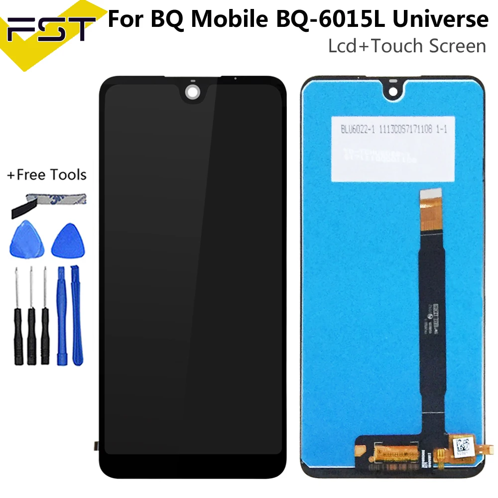 6,0 ''для мобильного BQ-6015L BQ 6015 Universe BQ6015L ЖК-экран+ кодирующий преобразователь сенсорного экрана в сборе Запчасти+ Инструменты