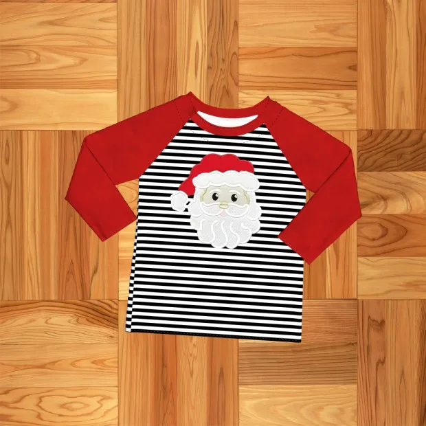 Модный комбинезон для малышей Рождественский костюм с оборками Детские комбинезоны одежда для маленьких девочек одежда для маленьких мальчиков GPF908-761-HY