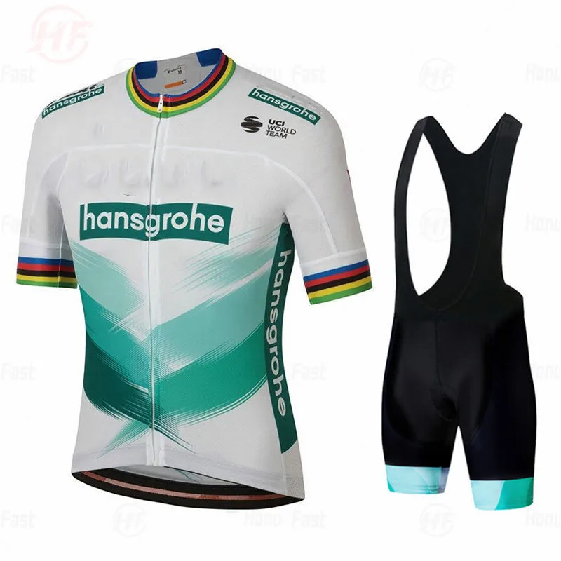 Новинка 2020 Boraing Hansgrohe комплект велосипедных Джерси с коротким рукавом