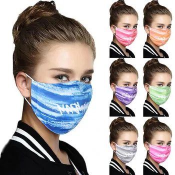 

7pcs Cotton Adult Mouth Face maska+50pcs Fliters Pollution maskers Unisex Outdoor Protection Non-woven Fabric Dust masken